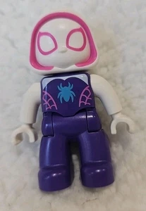 Lego Duplo Mini Figur Ghost Spider Gwen lila weiß - Bild 1 von 2