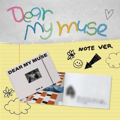 JUN.K [DEAR MY MUSE] 4th Mini Album NOTE(DIGIPACK) Ver/CD+Foto Buch+Karte+Poster - Bild 1 von 4