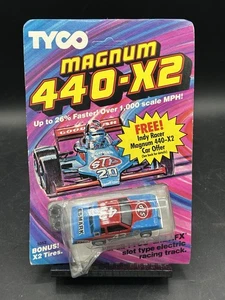 1987 Tyco Magnum 440-X2, STP 43 ESMARK Richard Petty, Bonus Tires, HO Slot car - Picture 1 of 9