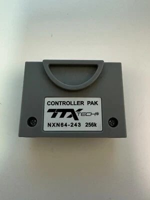 TTX Tech NXN64-243 256KB Memory Pak Controller Card - Gray - Image 1 of 2