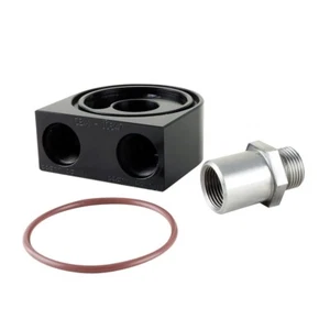 CBM-10847-M-KIT CBM MOTORSPORTS LS BILLET REMOTE OIL COOLER ADAPTER / PAN MOUNT - Picture 1 of 5