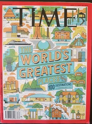 Time Mag September 2018 The Worlds 100 Greatest Destinations / Aretha Franklin - Image 1 of 4