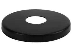 Collare copri tubo rubinetto valvola acciaio nero 21mm 26mm altezza 8mm - Foto 1 di 7