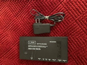 Link HDMI Extender Receiver EXT70-4KUHDE 4K Receiver With Power Supply, Tested - Picture 1 of 5