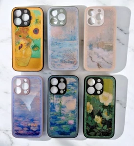 Coque téléphone iPhone 14 pro / pro max style peinture à l'huile de haute qualité accessoires - Photo 1 sur 6