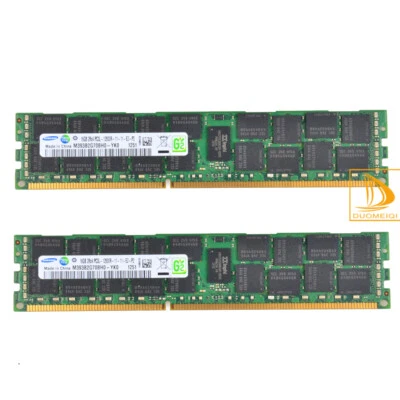 Samsung 32 GB 2x 16 GB DDR3L RAM 2RX4 PC3L-12800R 1600MHz ECC REG Server Memory - Image 1 of 4