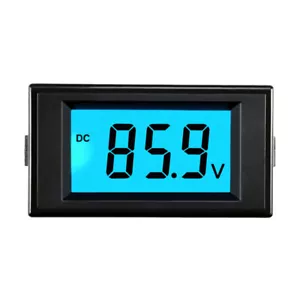 Medidor de voltaje de voltios LCD azul 7.5-20V 2 cables sin necesidad batería de energía monitor de 12 V - Imagen 1 de 7