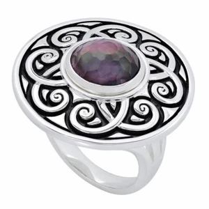 Kameleon Authentic Silver "Country Garden Ring" (KR110) - Size 7 *New* Orig $119 - Picture 1 of 2