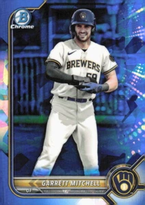 2022 Bowman Chrome Sapphire #BCP-167 Garrett Mitchell  (C3) - Picture 1 of 2