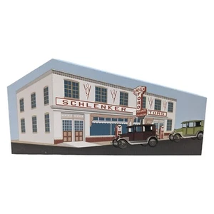 Schlenker Motors Wood Plaque Ford Mercury Dealership Hamburg Pa Rare Wall Sitter - Picture 1 of 3