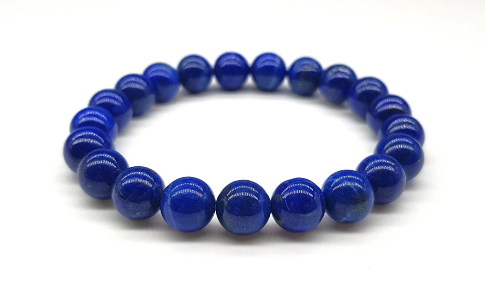 Lapislazuli Armband AAA 8-9-10-12-14mm Power Geschliffen Heilsteine Natursteine - Bild 1 von 4