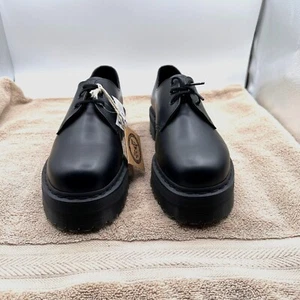 Dr Martens Neu Gr.13 Combat Boots Schnürstiefel Punk Goth Plateau Vegan 1461 Boots - Bild 1 von 9