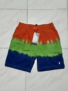 Polo Ralph Lauren Voyager Tie Dye Youth Boys 6 Fleece Shorts New - Picture 1 of 3