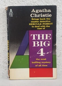 The Big 4 Agatha Christie Vintage Mystery Paperback Book 1927 Avon Poirot - Picture 1 of 9