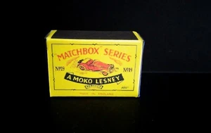 Matchbox Lesney 19A MG Sports 1956 Reproduction Box (Box only) - Picture 1 of 3