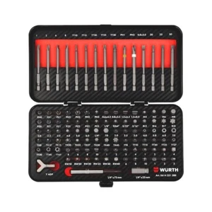 Würth 105-teiliges Sicherheitsbits Bitsatz Set im Koffer (0614250300) Carbon - Bild 1 von 3