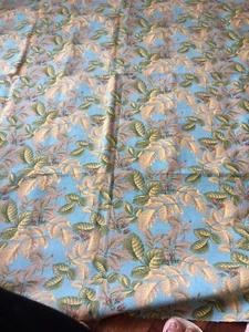 Tessuto Tappezzeria Turchese Floreale Emily di Acadamy Fabrics1,5 Metri X 1,38 W - Foto 1 di 3