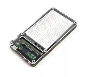 C4Labs Zero Plus Breadboard Case- Raspberry Pi Zero & Zero Wireless-Black Ice - Picture 1 of 5