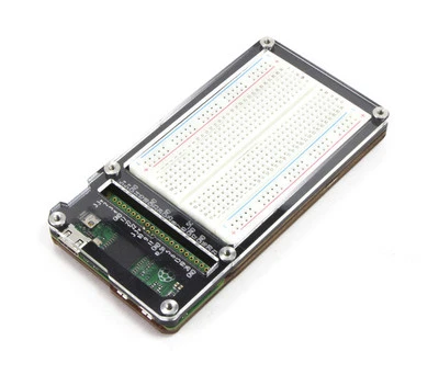 C4Labs Zero Plus Breadboard Case- Raspberry Pi Zero & Zero Wireless-Black Ice - Image 1 of 4