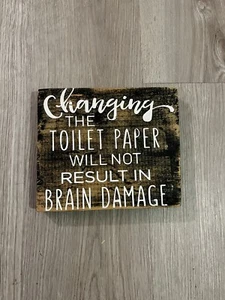 Rustic Handmade Wood Wall Plaque Farmhouse Decor - Picture 1 of 2