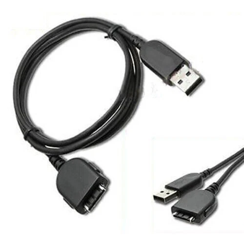 USB DC Charger + Data SYNC Cable Cord For Samsung YP-S3 J S3Q S3Z S3B MP3 Player - Image 1 of 1