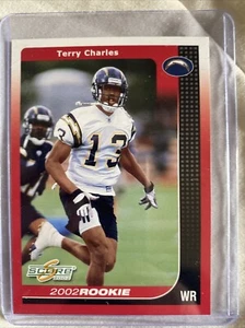2002 Score - 2002 Rookie Terry Charles #300 (RC) - Picture 1 of 2