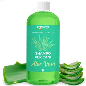 Shampoo per Cani All'Aloe Vera 1L | Shampoo per Cani per Pelli Sensibili E Derma - Foto 1 di 12
