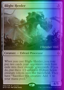 MTG Magic the Gathering Blight Herder (2/89) Battle for Zendikar Promos LP FOIL - Picture 1 of 1