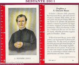 311 SANTINO HOLY CARD SAN GIOVANNI BOSCO ED G MI 50 ED. G MI. - Imagen 1 de 1