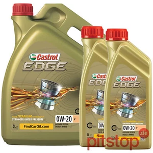 7L = 5L + 2x 1L CASTROL EDGE 0W-20 V Volvo VCC RBS0-2AE - Bild 1 von 1