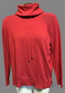 Jones New York Red Turtle Neck Knit Pullover Sweater Sz. M (86.D) - Picture 1 of 12