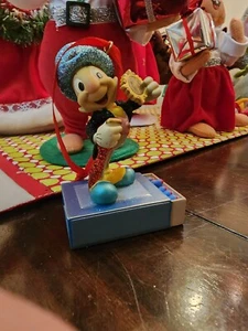 Disney Ornament Sketchbook 2010 Jiminy Cricket On Matchbox Dubbed Conscience - Picture 1 of 5