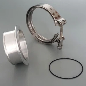 V-band Flange Kit FIT Borg Warner Compressor S400 S400SX-E S500SX S500SX-E Turbo - Picture 1 of 7