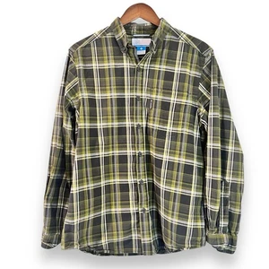 Columbia Sportswear Herren Gr. S Langarm Button Down Hemd grün kariert Freizeit - Bild 1 von 7