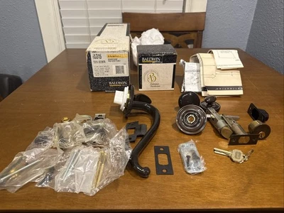 Juego de manijas tubulares Baldwin 85315102ENTR Estate Logan bronce frotado con aceite Foto 1 de 4