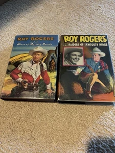 2 VINTAGE ROY ROGERS HARDCOVER BOOKS W/DUSTCOVERS - Imagen 1 de 5