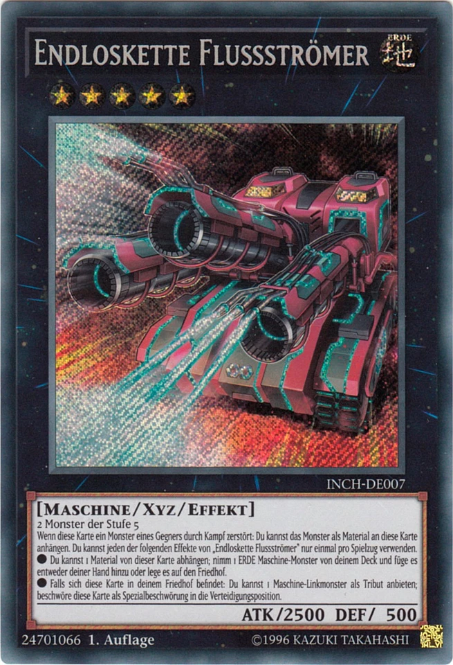 YU-GI-OH, ENDLOSKETTE FLUSSSTRÖMER, SCR, INCH-DE007, 1. Auflage, TOP - Bild 1 von 1