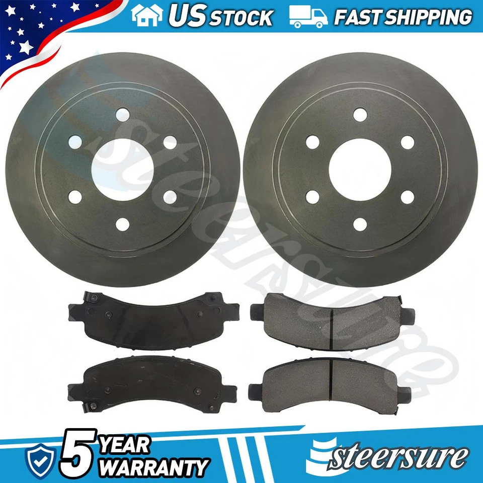 Комплект задних тормозных колодок и ротора для Chevrolet Express 2500 2006 6,6 л V8 - Изображение 1 из 1