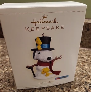 Hallmark Keepsake Snoopy pupazzo di neve arachidi decorazione natalizia Joe più cool 2006 - Foto 1 di 7