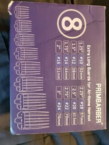 Primbarber Mega Clipper Guards Set Eight(8) Sizes Extra Long Guards For At Home - Picture 1 of 6
