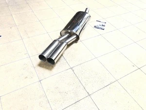 Silenciador de escape deportivo de acero inoxidable para Audi A4 B5 ABE - Imagen 1 de 5