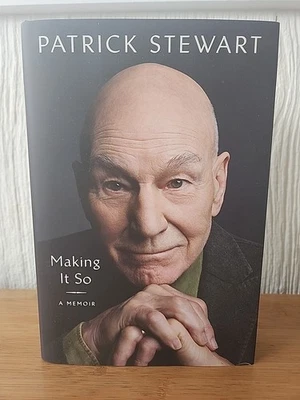 PATRICK STEWART SIGNED BOOK MAKING IT SO MEMOIR AUTOGRAPHED  - Imagem 1 de 4
