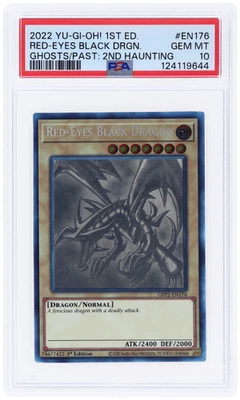 2022 Yu-Gi-Oh Ghosts From the Past 2nd Haunting Red-Eyes Black Dragon PSA 10 - Image 1 of 2