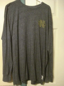 T-SHIRT MANICA LUNGA VINTAGE UNIVERSITÀ DI NOTRE DAME LOGO FOLLETTO (TAGLIA-XXL) - Foto 1 di 6