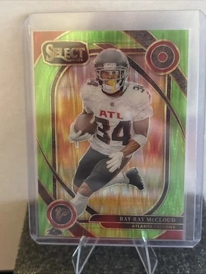 2024 Panini Select - Club Level Ray-Ray McCloud #289 Neon Green Shock Prizm /499 - Image 1 of 4