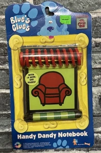 RAR Vintage 1998 Blue’s Clues Handy Dandy Notizbuch Neu Originalverpackt - Bild 1 von 8