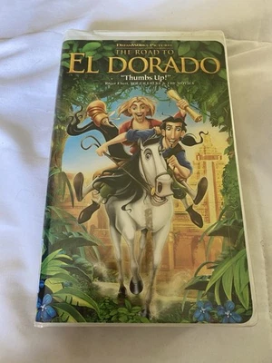 The Road to El Dorado - VTG Animated VHS Tape in Clamshell Case - DreamWorks - Image 1 of 3