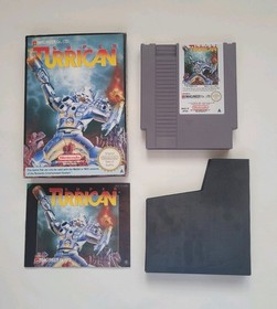 Super Rare "Super Turrican" Game Nintendo NES 1992 Boxed Complete Working