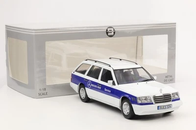 TRIPLE 9 1:18 Triple9 Mercedes-Benz E-Klasse T-Modell S124 Service 1995 weiß Turbodiesel