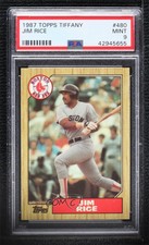 1987 Topps Tiffany Jim Rice #480 PSA 9 MINT HOF